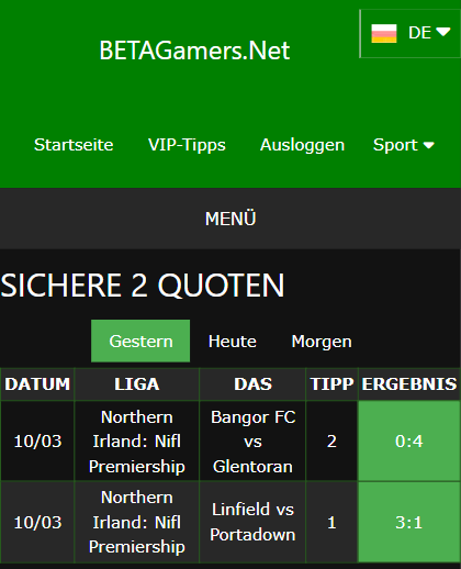 vip Wettscheine gewonnen